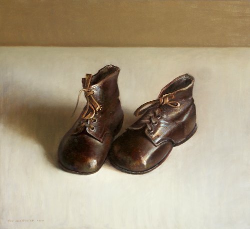 Still life 2 shoes (finished painting)